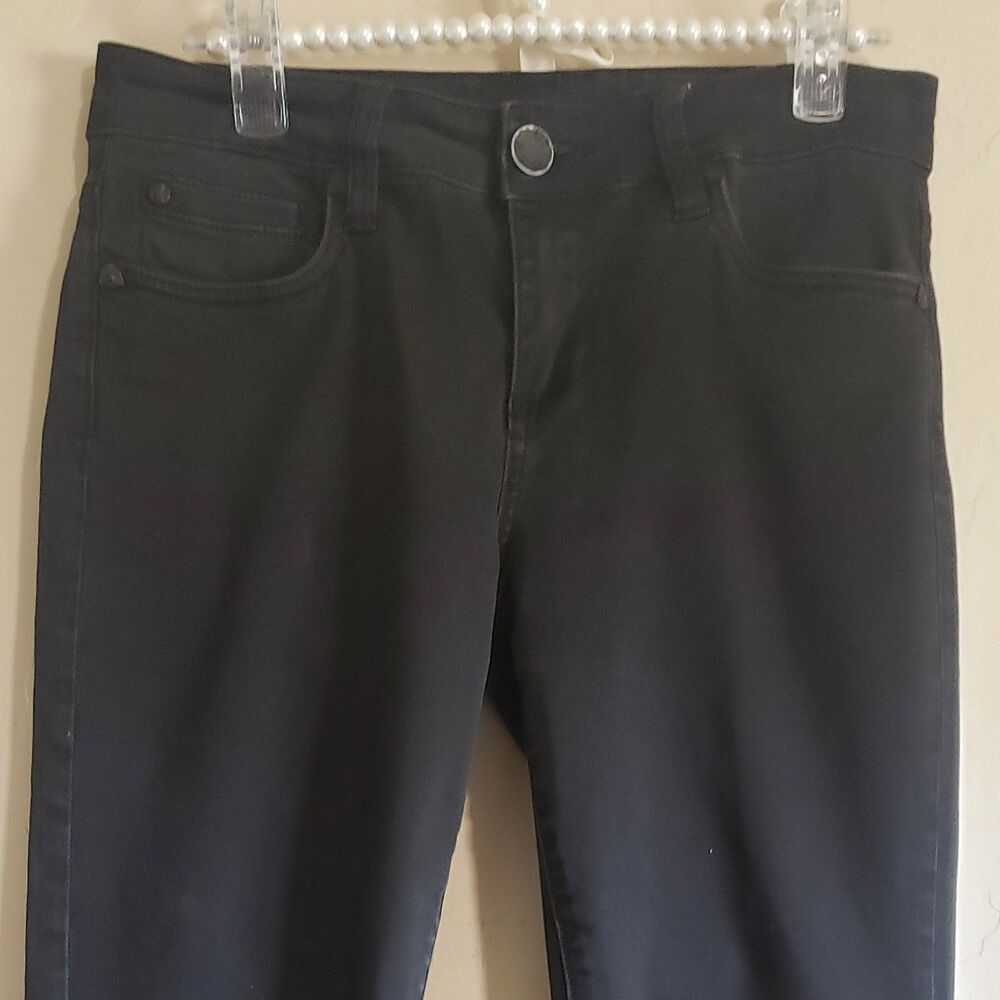 Kut from the Kloth Jeans Natalie High Rise Bootcut Sz. 6 Womens Black Denim - Picture 4 of 14